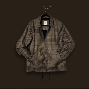 Men's Plaid windbreaker Jacket
